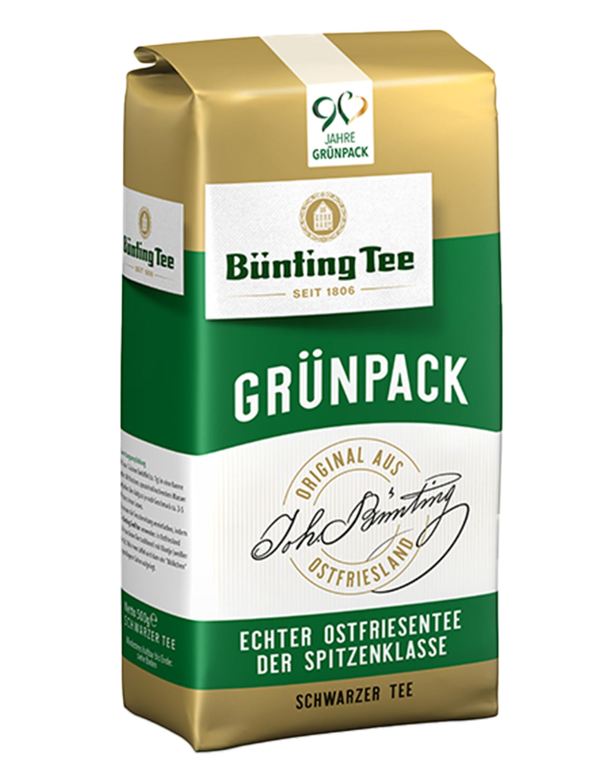 Bünting Grünpack Schwarzer Tee 500g