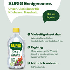 Surig Essigessenz 25% hell 400g