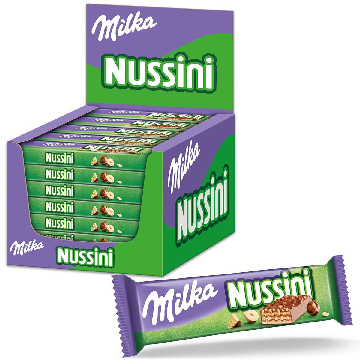 35x Milka Nussini Haselnuss 31,5g  (35x31,5g)