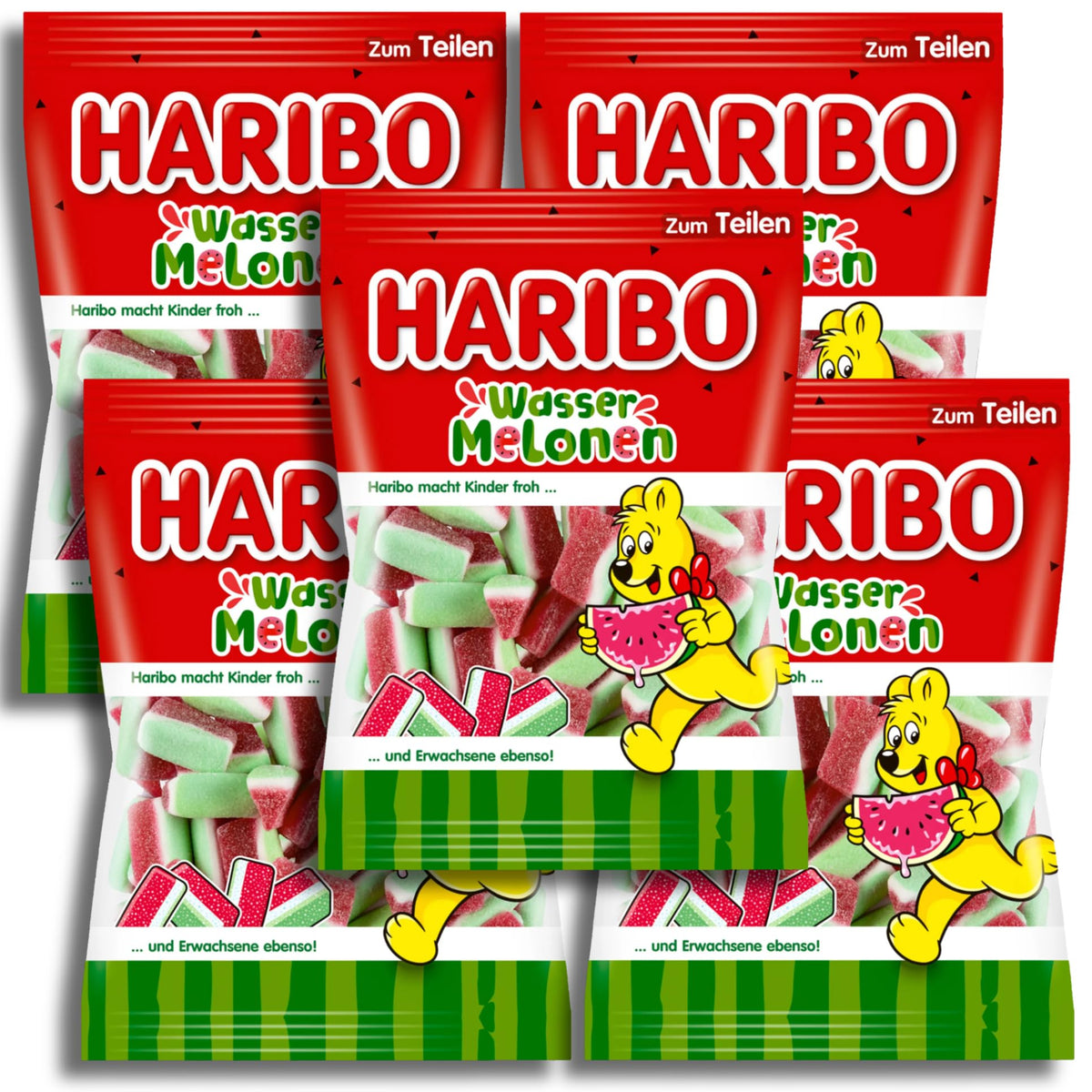 5x Haribo Wassermelonen 160g (5x160g)
