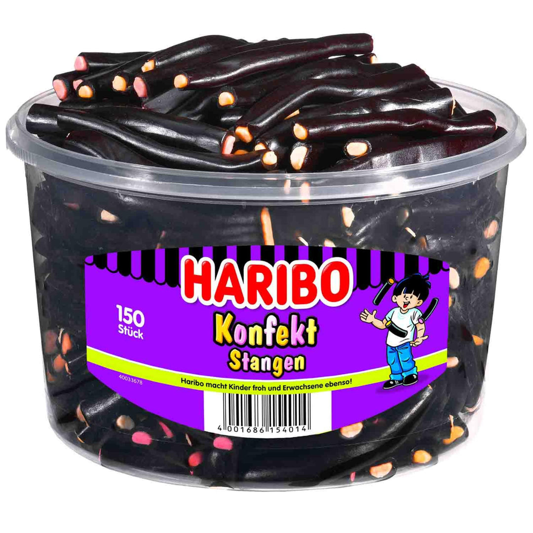 Haribo Konfekt Stangen 150Stück 1200g