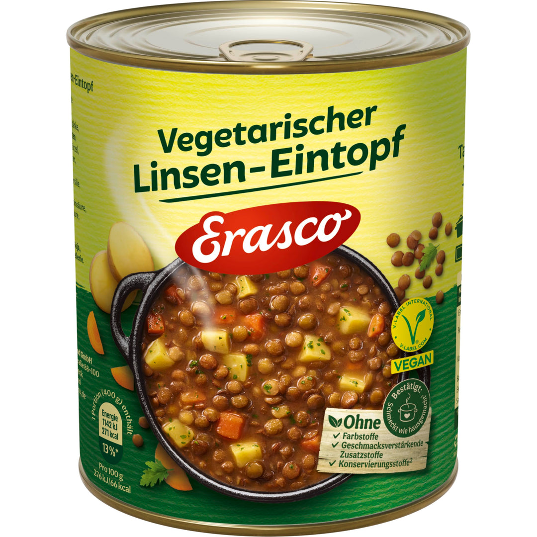 Erasco Linsen-Eintopf vegetarisch 800g