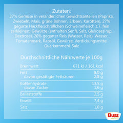 Buss Freizeitmacher Fertiggerichte zum Aufwärmen in Mikrowelle & Topf - Schnell & Einfach Zubereitet - 12 x 300g