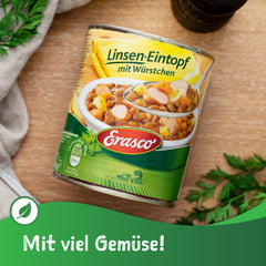 Erasco Linsen-Eintopf mit Würstchen 800g