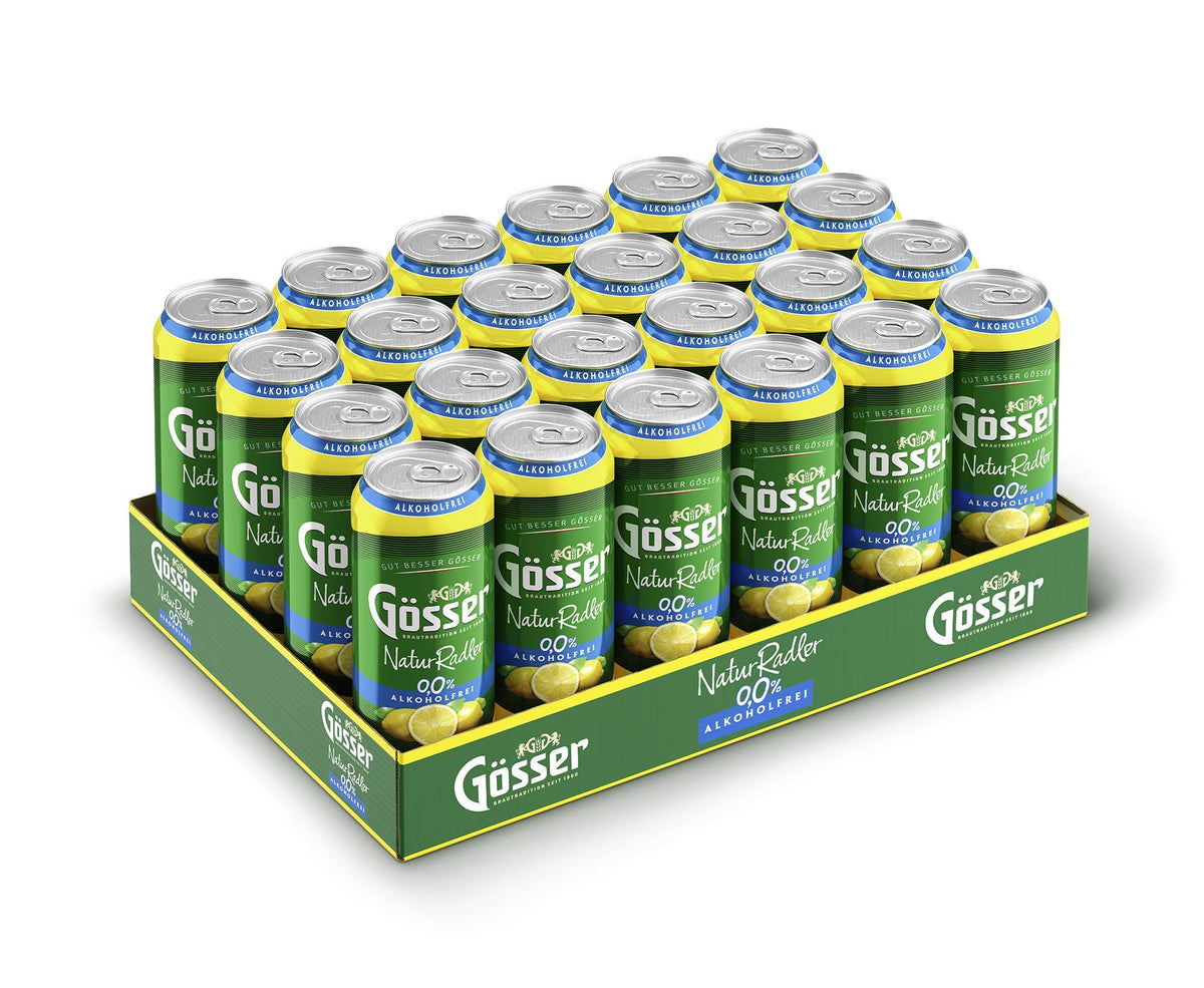 24x Gösser Naturradler 0,0% alkoholfrei 0,5l MW (24x0,5l)