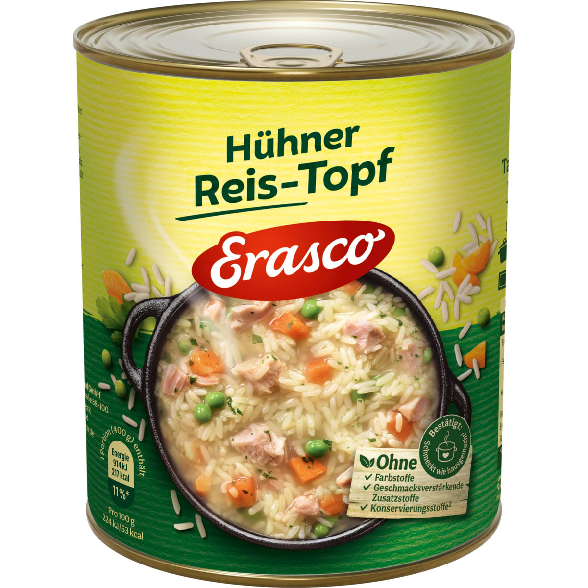 Erasco Hühner-Reistopf 800g