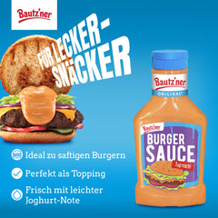 Bautz'ner Saucen Set 1x Sandwich 1x Burger & 1x Nachosauce (3x300ml)