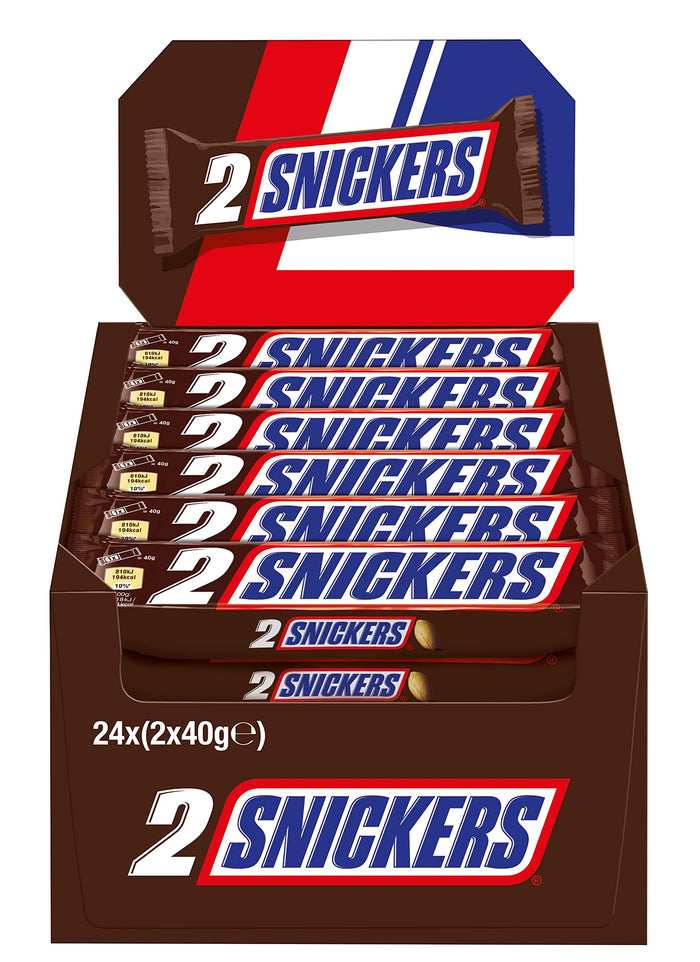 24x Snickers 2x40g (24x80g)