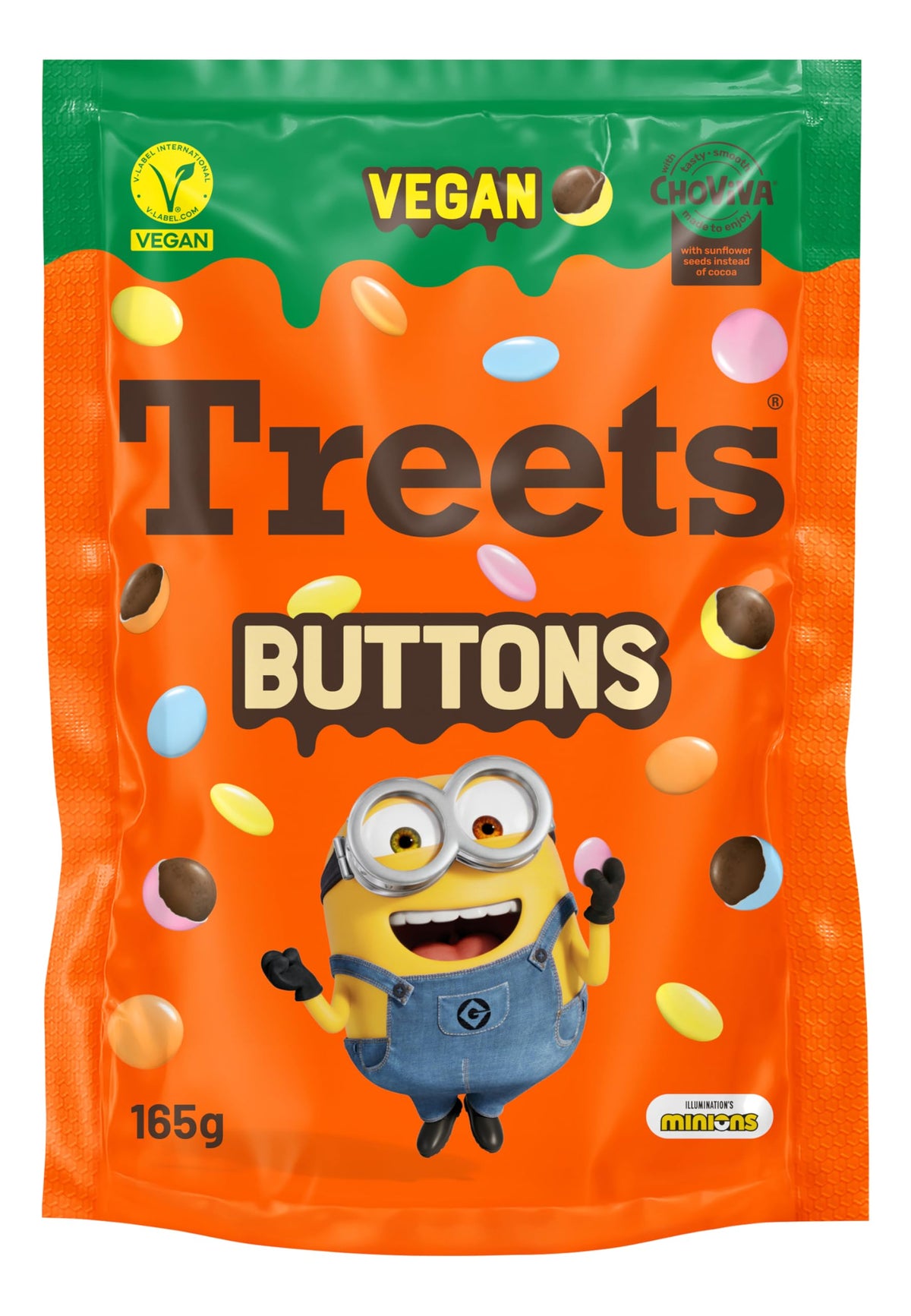 Treets Buttons Minions ChoViva vegan 165g