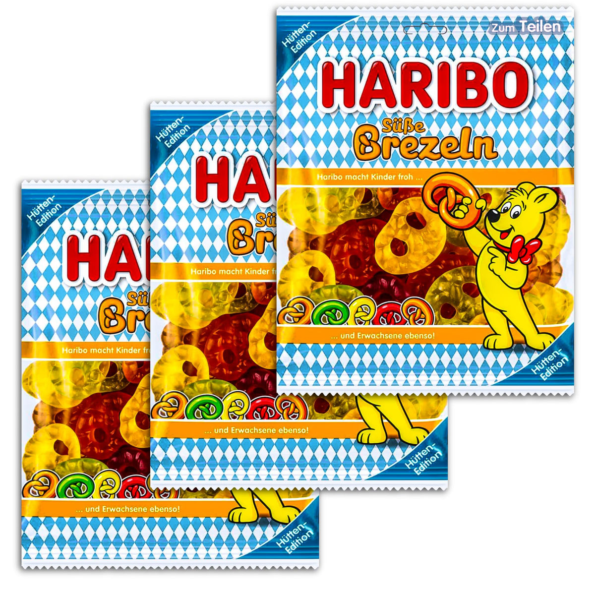 3x Haribo Süße Brezeln 175g (3x175g)