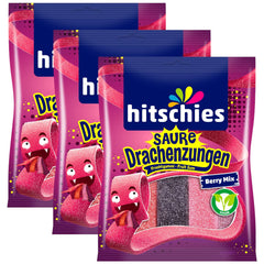 3x Hitschies Saure Drachenzungen Berry Mix (3x125g) (375g)