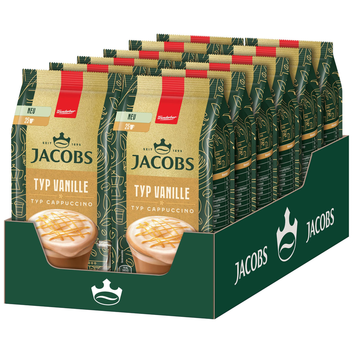 12x Jacobs TYP VANILLE CAPPUCCINO 360g (12x360g)