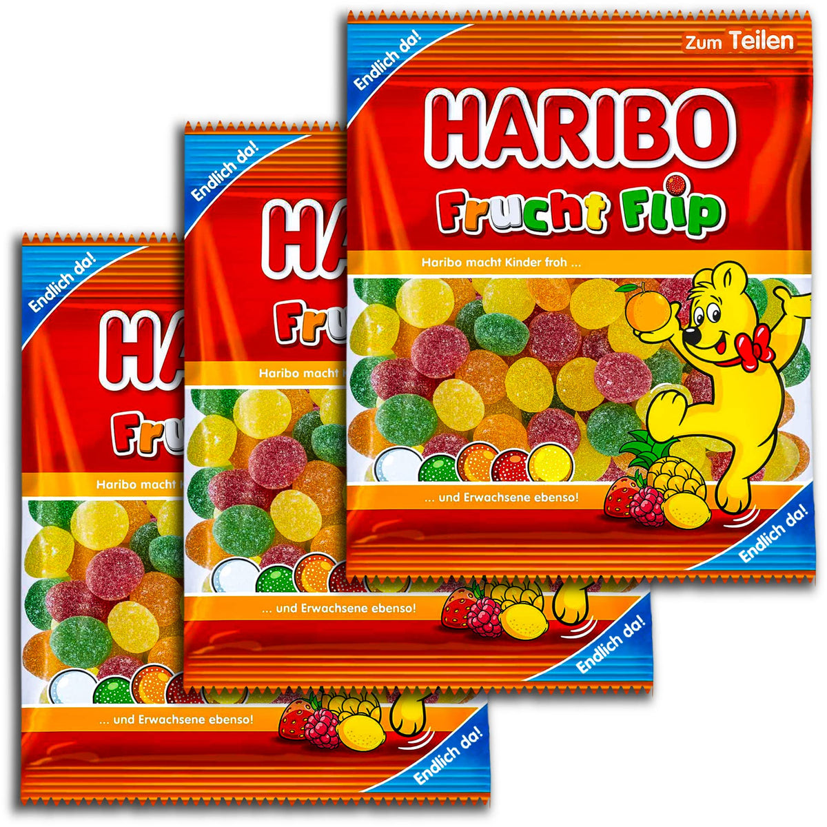 3x Haribo Frucht Flip 160g (3x160g)