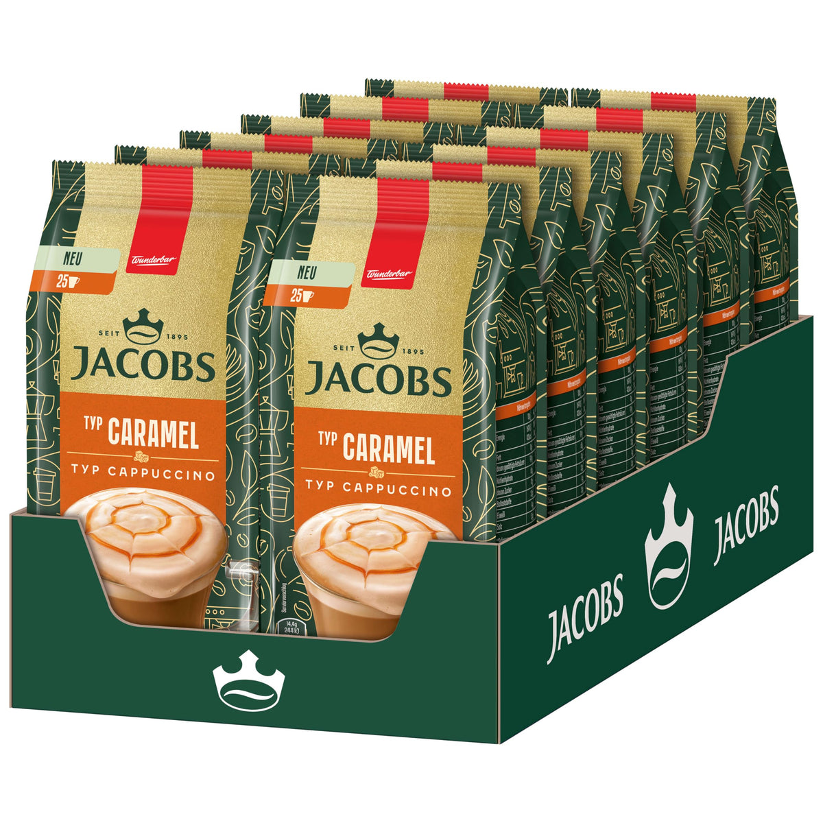 12x Jacobs Typ Caramel Cappuccino (12x360g)