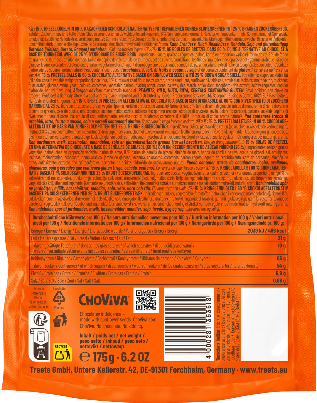 Treets Pretzel Bites Vegan 175g