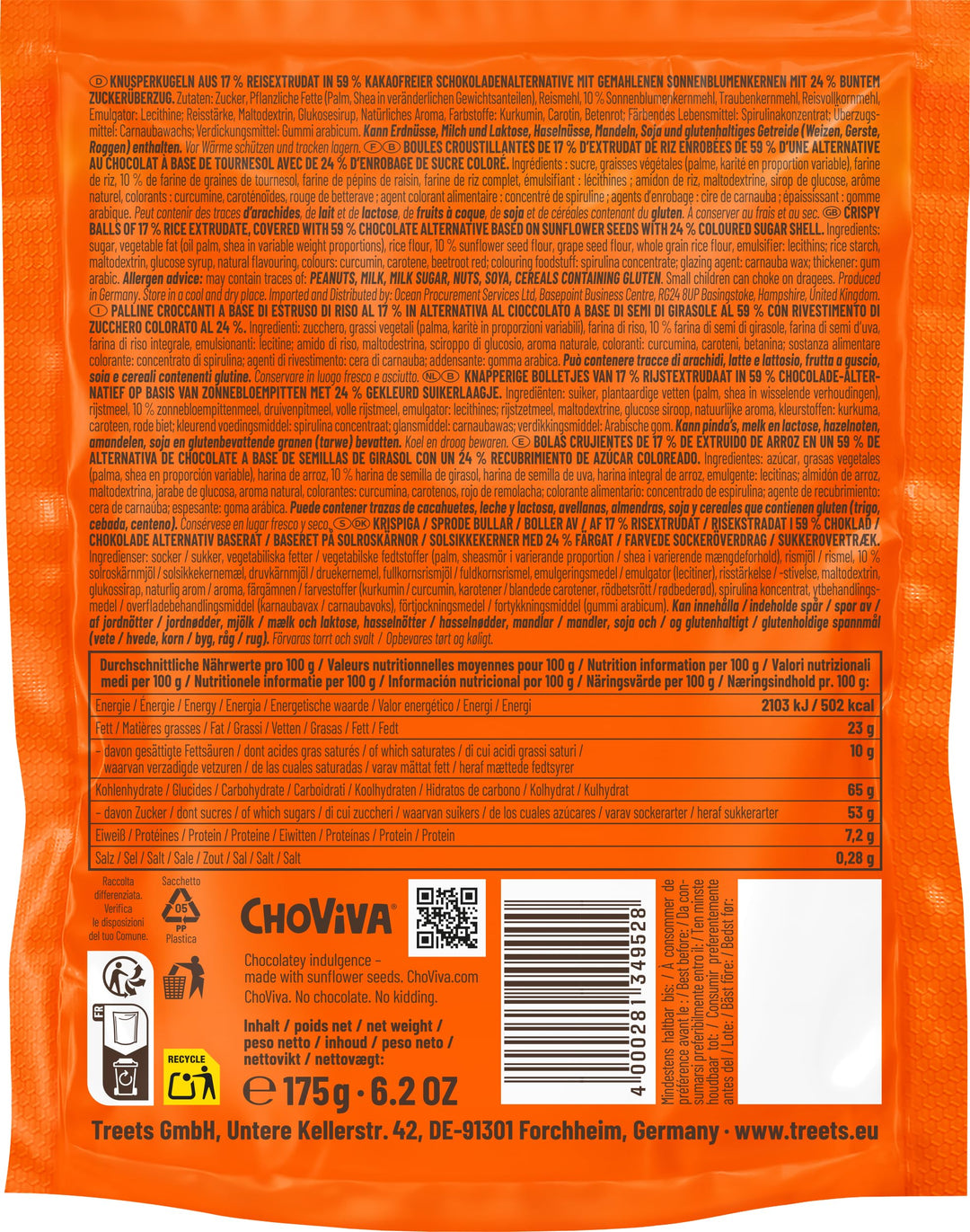 Treets Crispy Vegan 175g