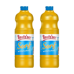 Bautzner Senf mittelscharf 1000ml 2er Set (2x1000ml)