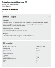 Bautzner Knobi Knoblauch Sauce 300ml