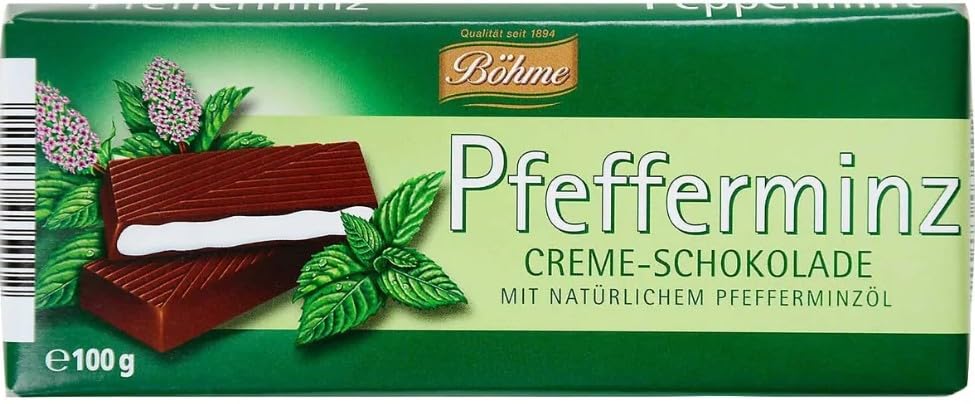 Böhme Creme Schokolade Pfefferminz 100g