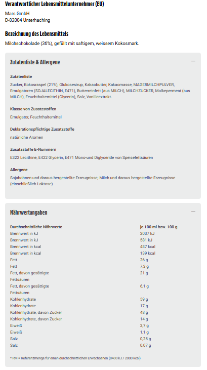 24x Bounty Schokoriegel, Kokos und Schokolade Geschmack (24x 57g)