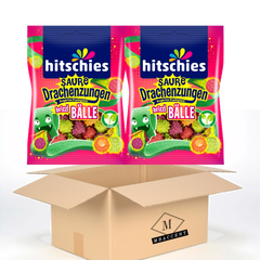 2x Hitschies Saure Drachenzungen Brizzl Bälle Set Hitschler 2x100g (200g)