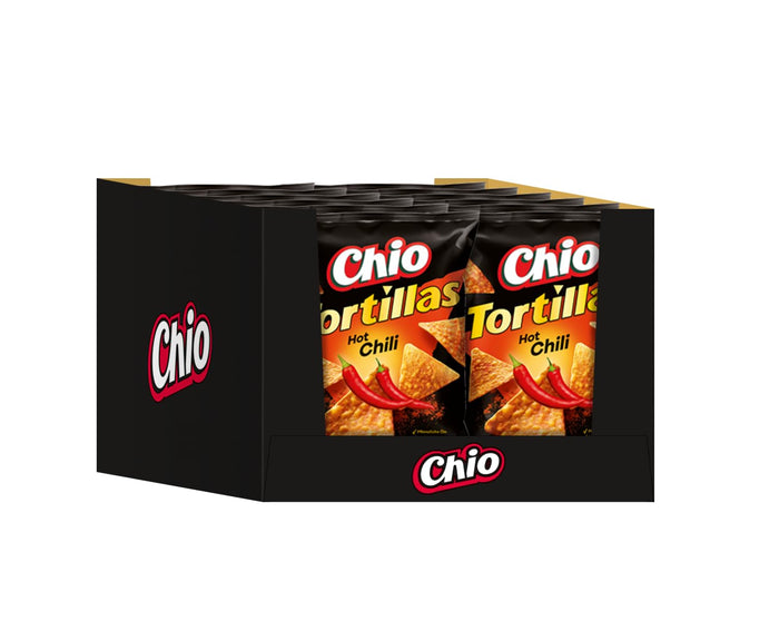 12x  Chio Tortillas Chips - Hot Chili 110g 12x110g (1320g)