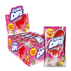 24x Chupa Chups Crazy Dips Erdbeere 14g (24x14g)