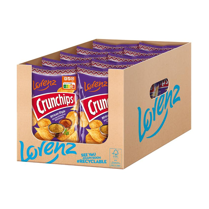 10x Crunchips African Style 150g 10x150g (1500g)