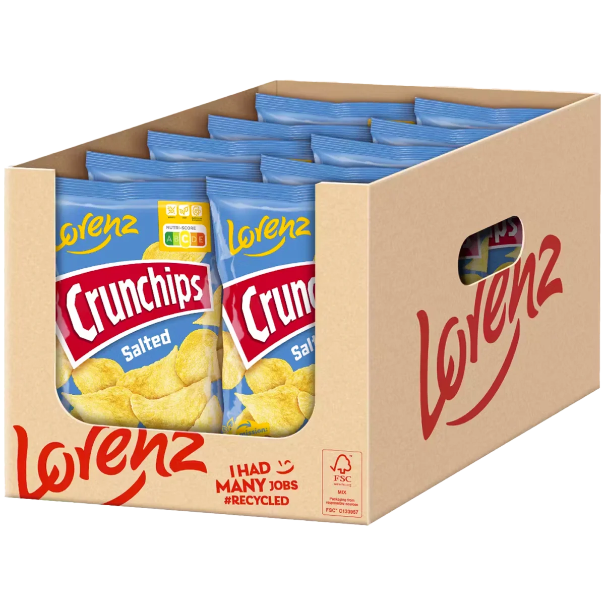 10x Crunchips Salted 150g (10x150g)
