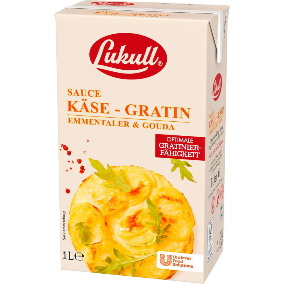 Lukull Käse-Gratin-Sauce Emmentaler 1l