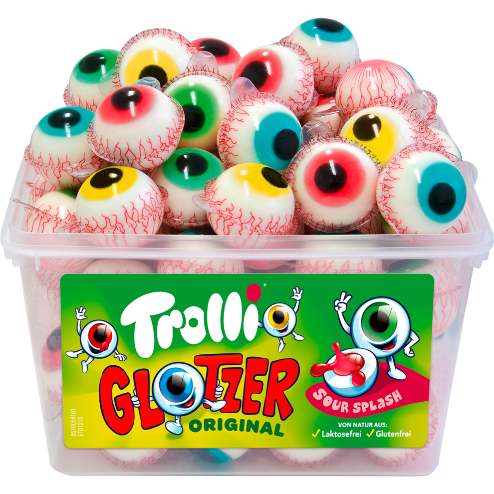 Trolli Glotzer Dose Fruchtgummi 60ST 1,128kg