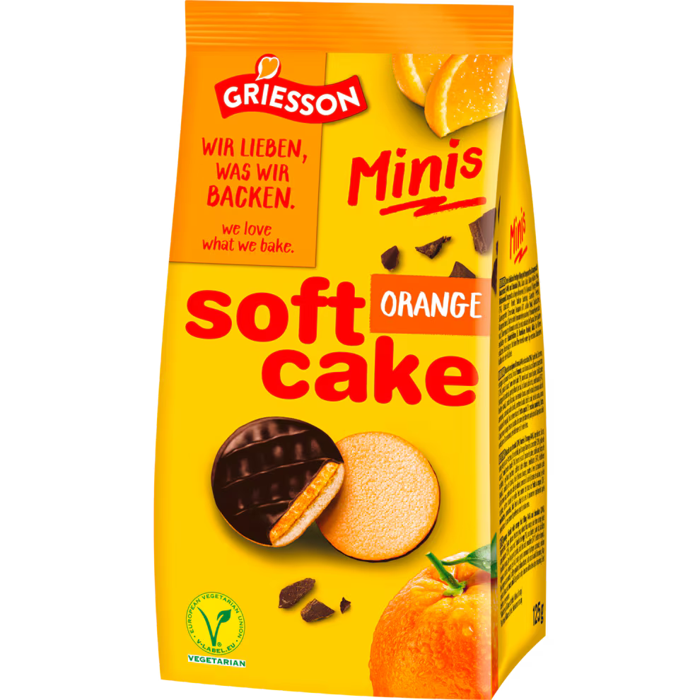 Griesson Minis Soft Cake Orange 125g