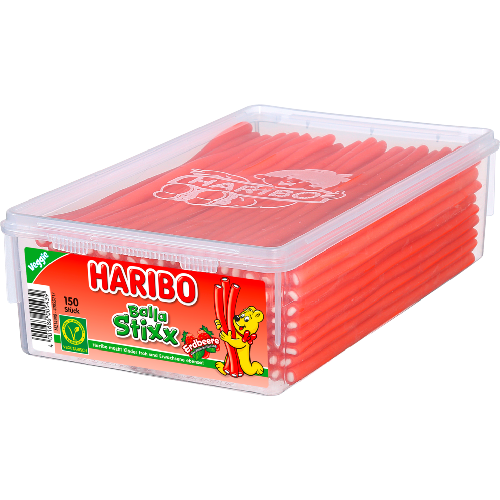 Haribo Balla Stixx Erdbeere 150ST 1125g