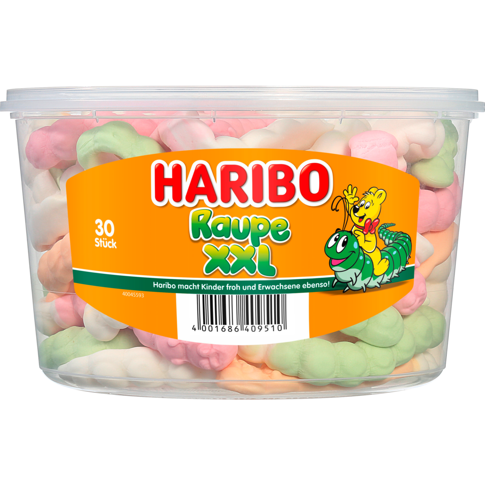 Haribo Raupe XXL 30Stück 960g