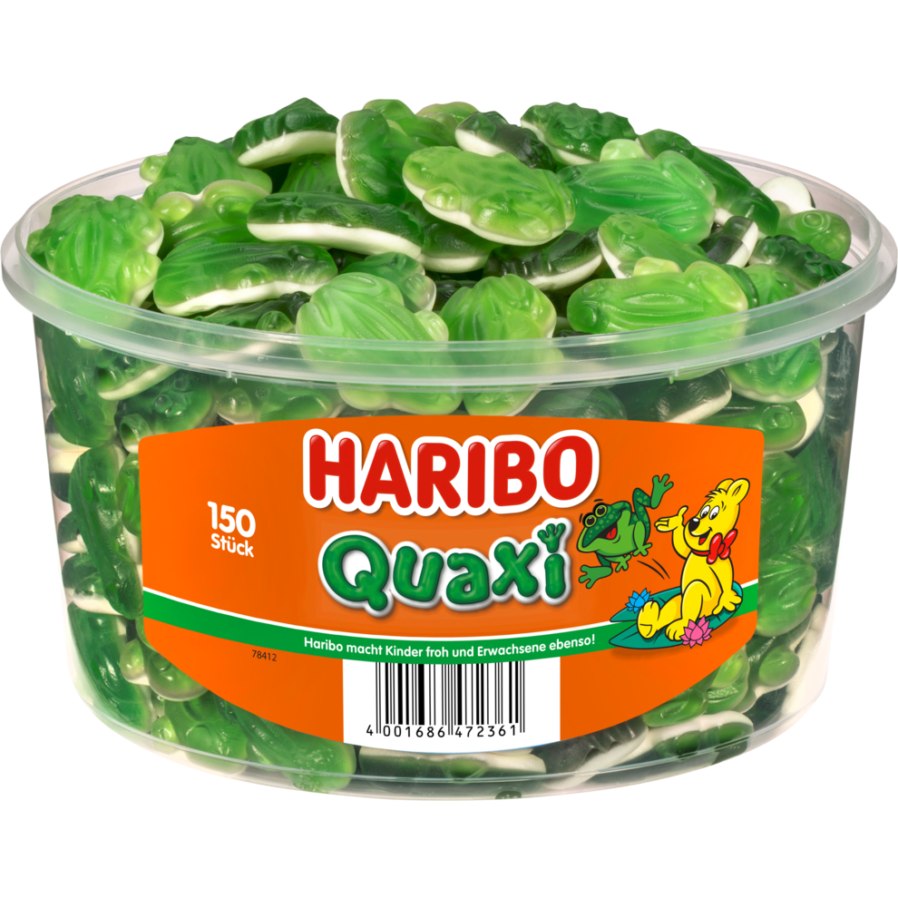Haribo Quaxi Frösche 150ST 1050g