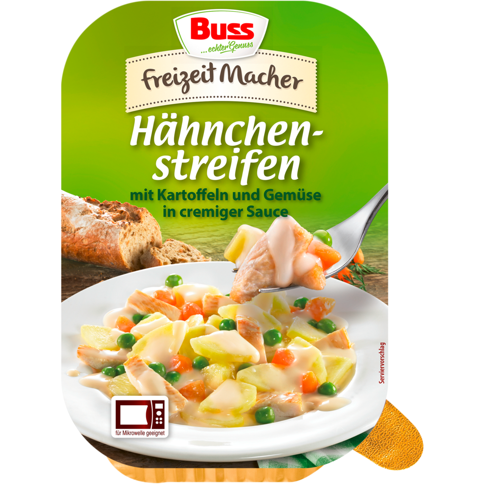 Buss Hähnchenstreifen in Sauce 300g