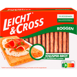 Produktbild anzeigen: Leicht&amp;Cross Knusperbrot Roggen 125g
