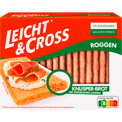 Leicht&Cross Knusperbrot Roggen 125g