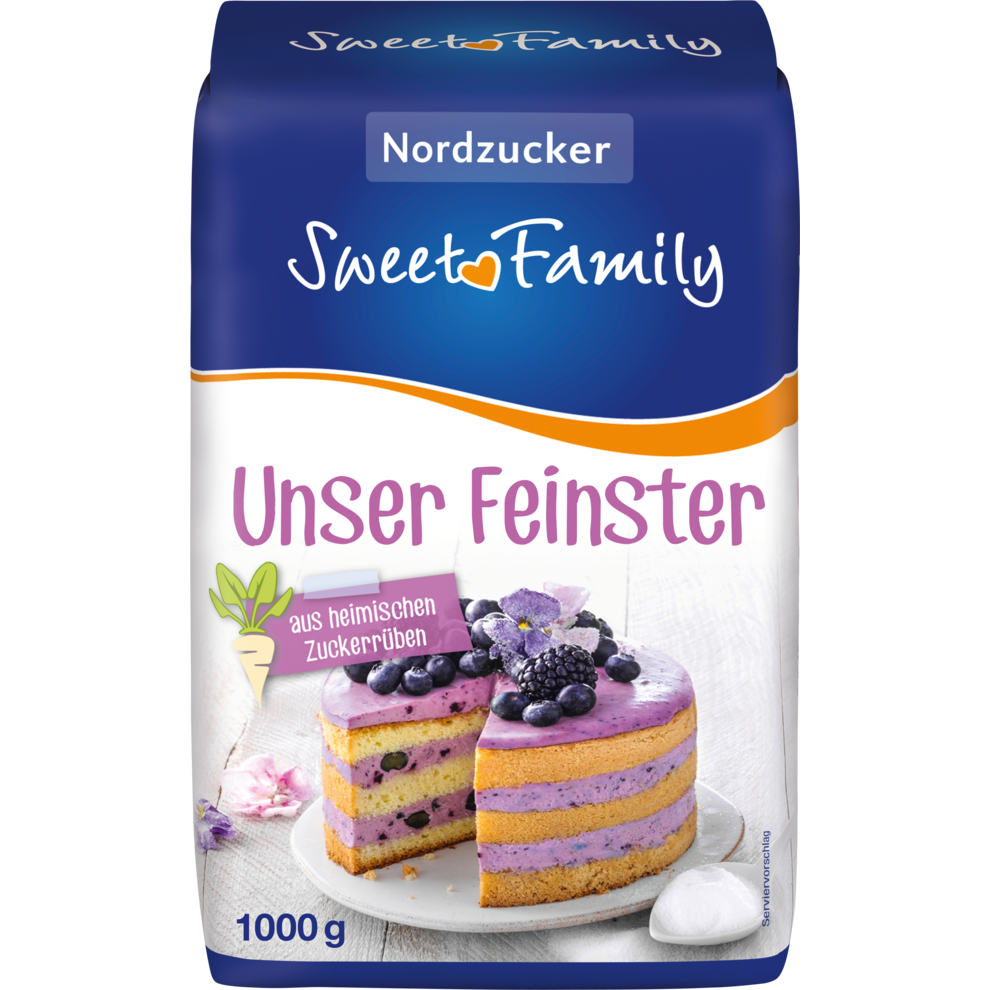 Sweet Family Nordzucker Feinster Zucker 1kg