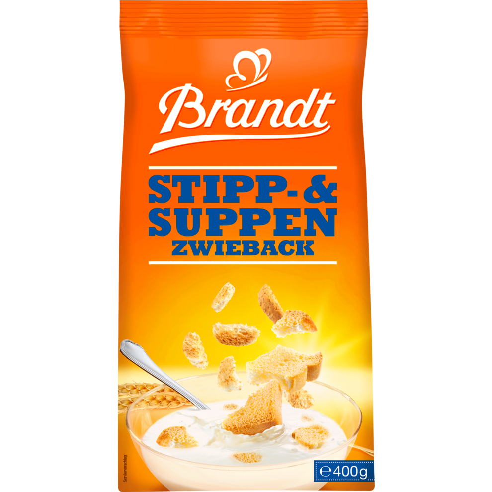 12x Brandt Stipp- und Suppenzwieback 400g (12x400g)