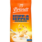 Produktbild anzeigen: 12x Brandt Stipp- und Suppenzwieback 400g (12x400g)
