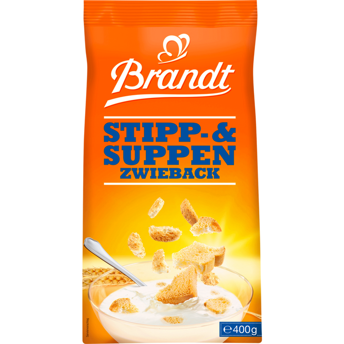 Brandt Stipp- und Suppenzwieback 400g