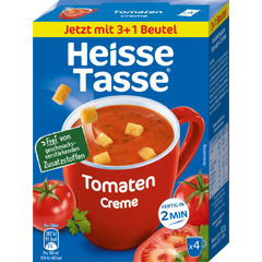 9x Heisse Tasse Tomatencreme mit Croutons 4ST für 600ml 4x150ml (9x87,2g)