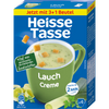 Heisse Tasse Lauchcremesuppe 4x150ml für 600ml 74,4g