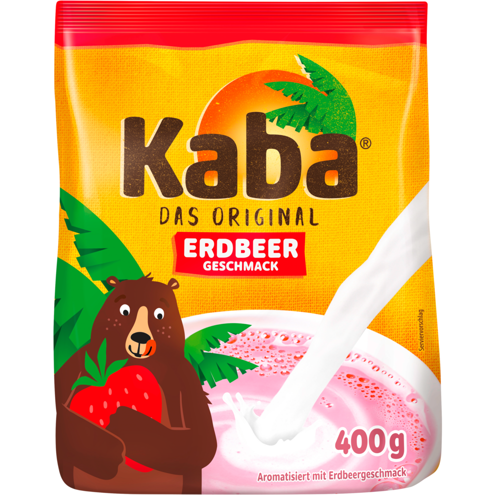 kaba Frucht Btl. Erdbeere 400g