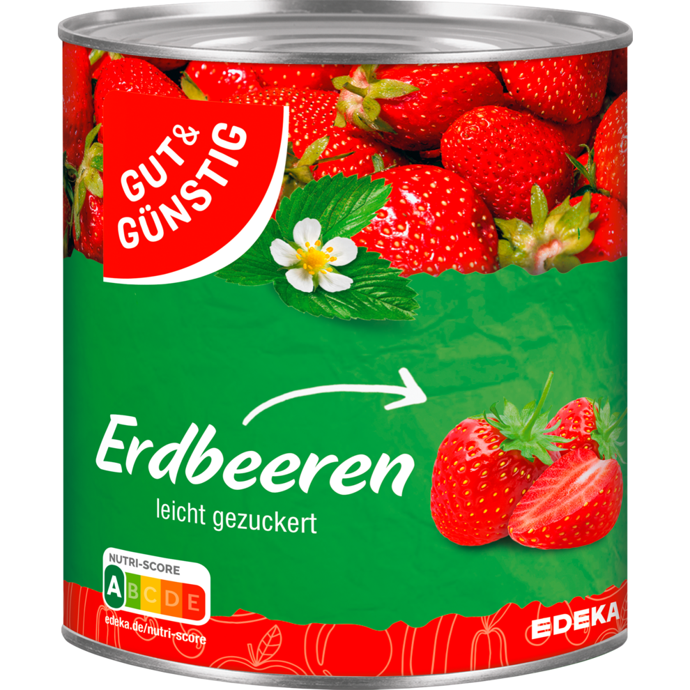 G&G Erdbeeren leicht gezuckert 410g
