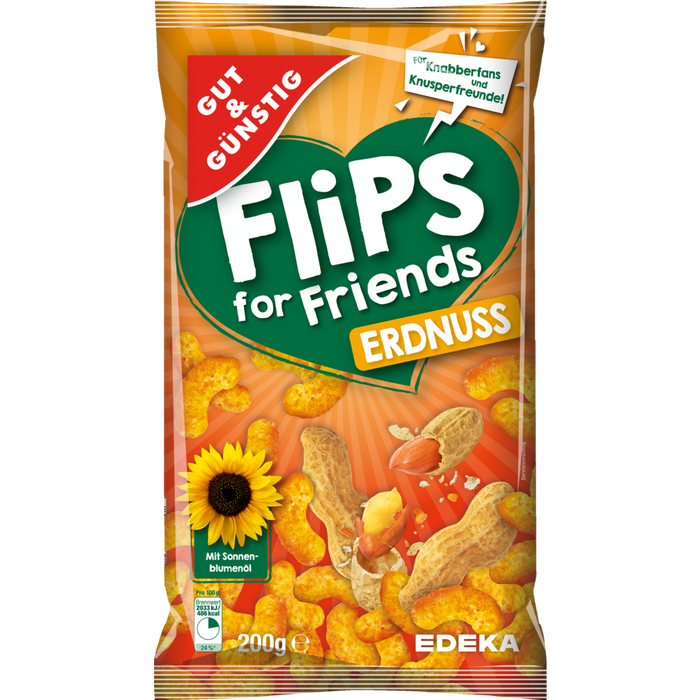 Gut&Günstig Erdnuss-Flips 200g