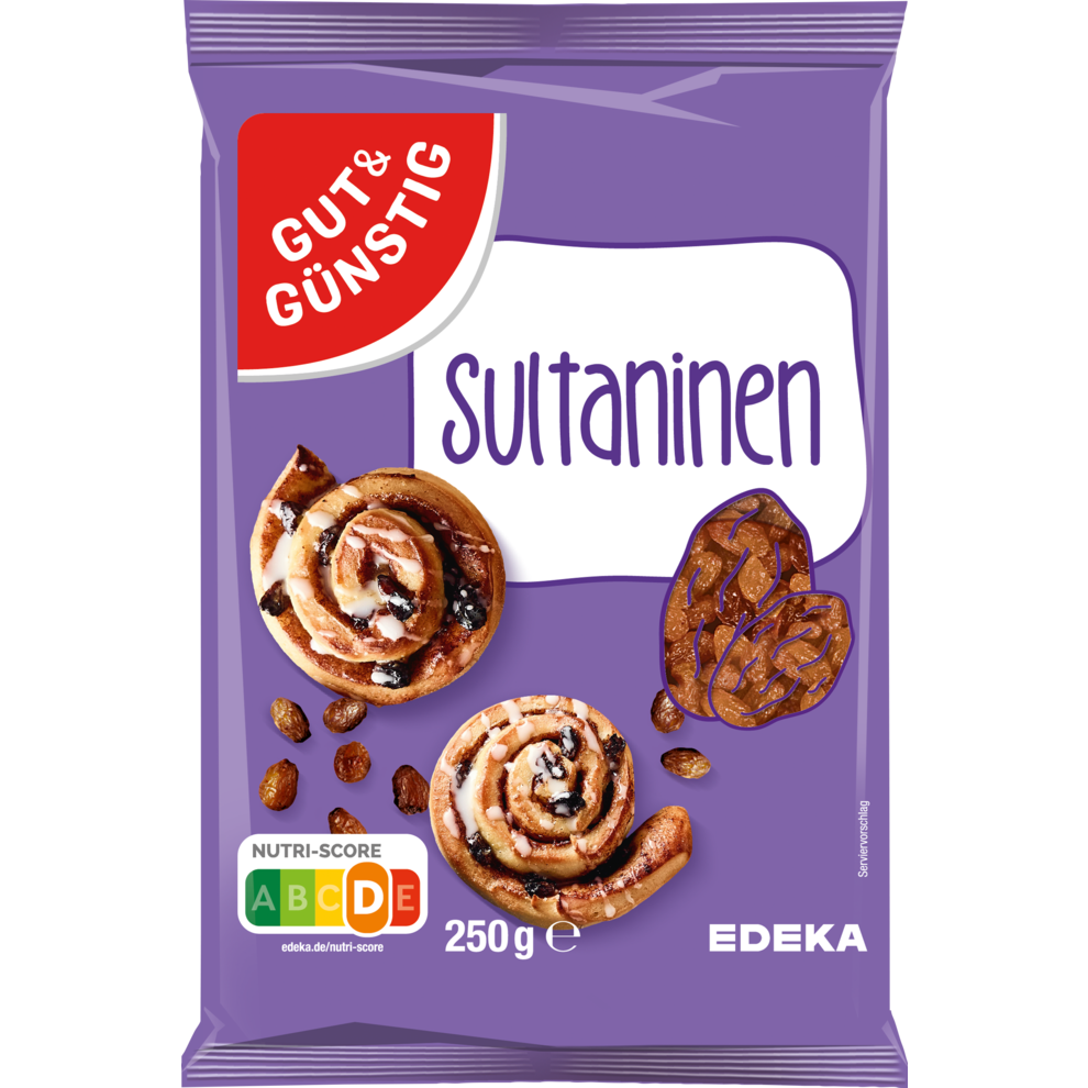 6x GUT&GÜNSTIG Sultaninen 250g (6x250g)