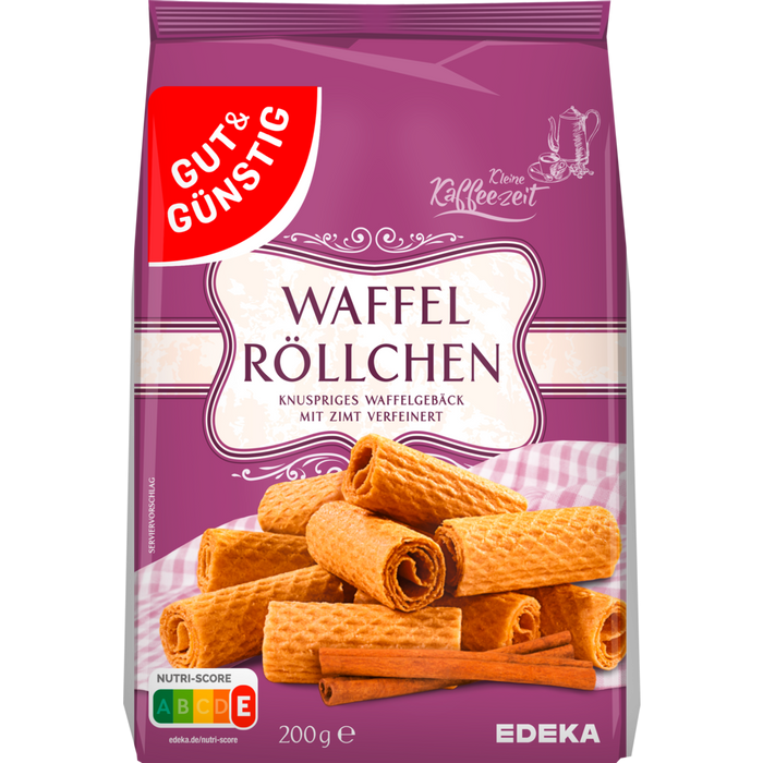 Gut&Günstig Waffelröllchen 200g