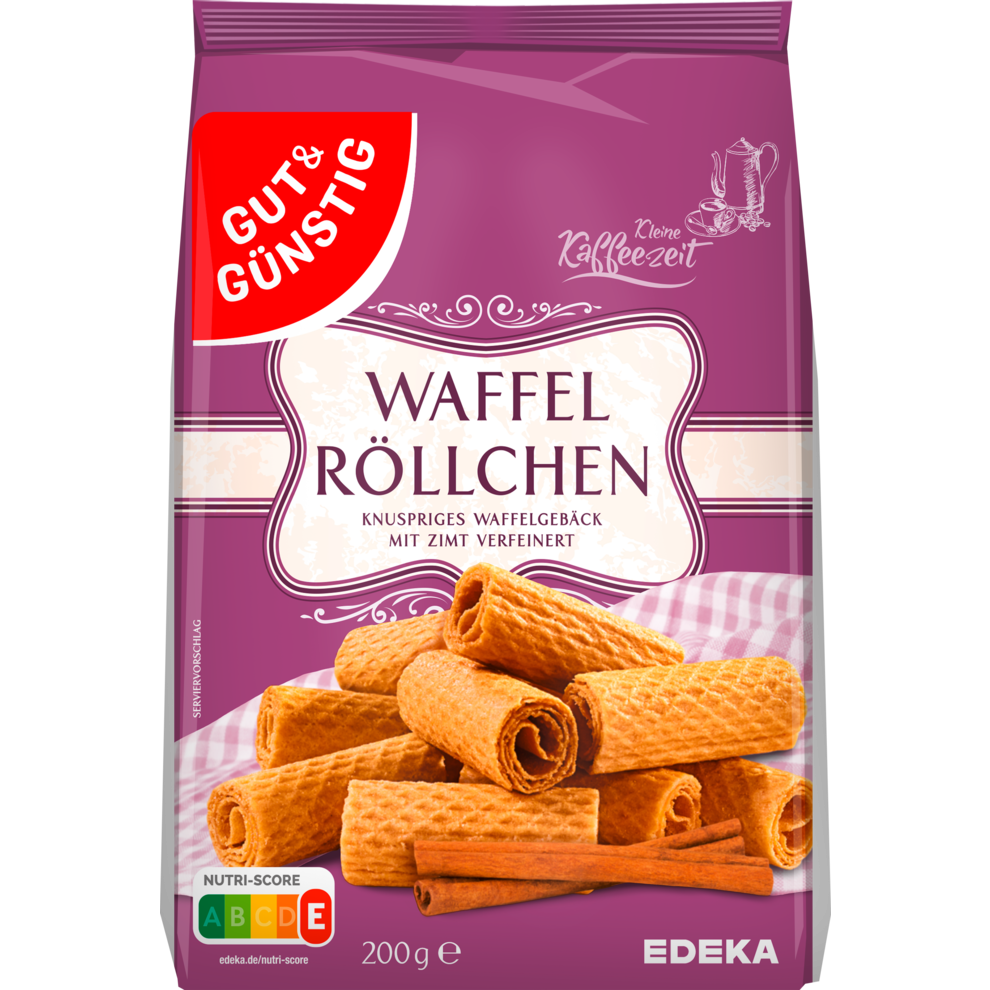 G&G Waffelröllchen 200g